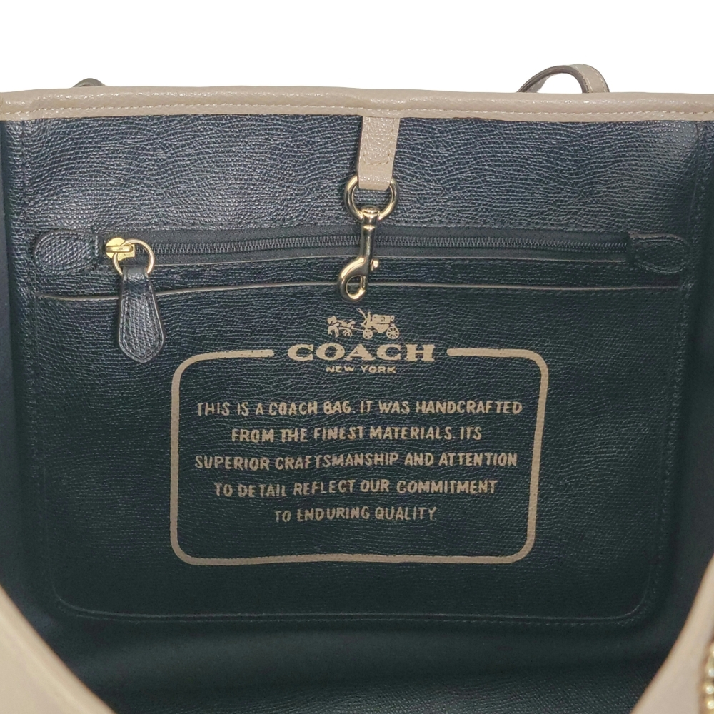 Coach City Tote Stone Gold F37151 - Picture 12 of 16